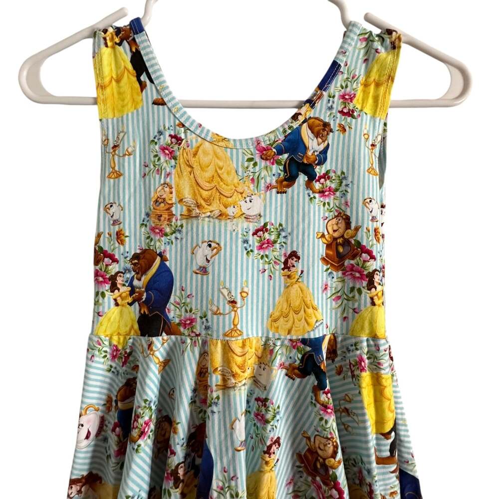 Wild Rich Kids Twirl Dress Girl's Size 11/12 beauty and the beast Belle